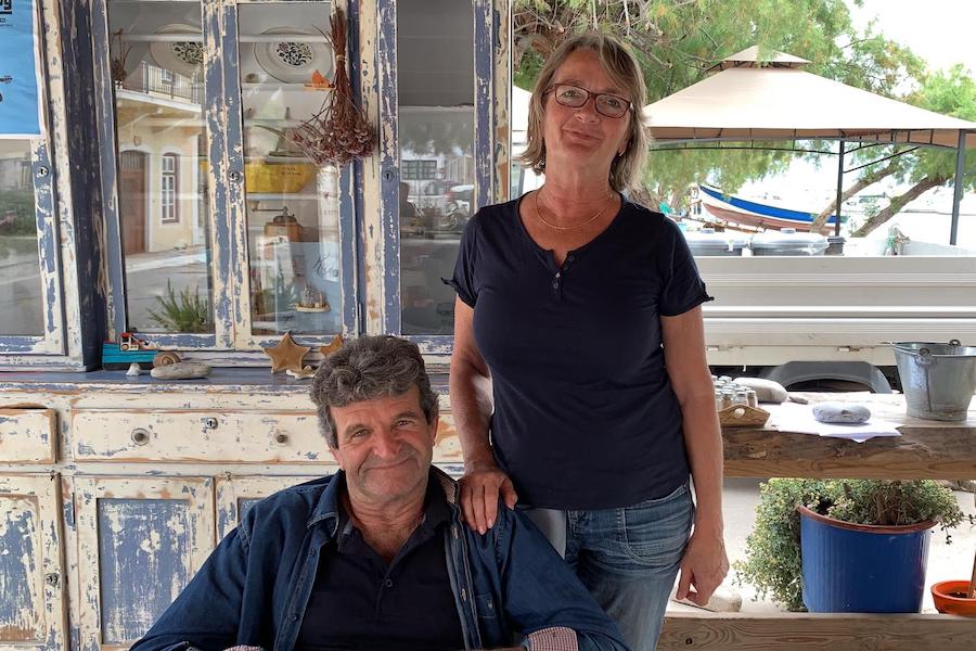 Birgit en NIkos van Kalisto Apartments