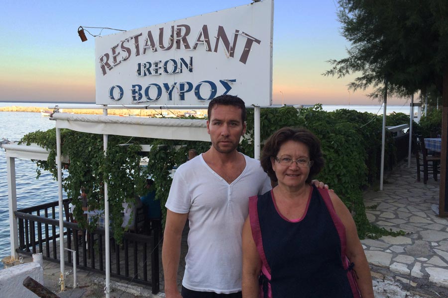 Jorgo en Katerina van Restaurant Vouros